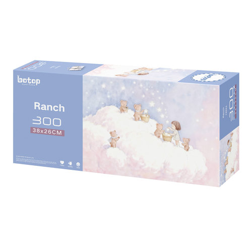 botop云朵牧场300片闪光膜拼图