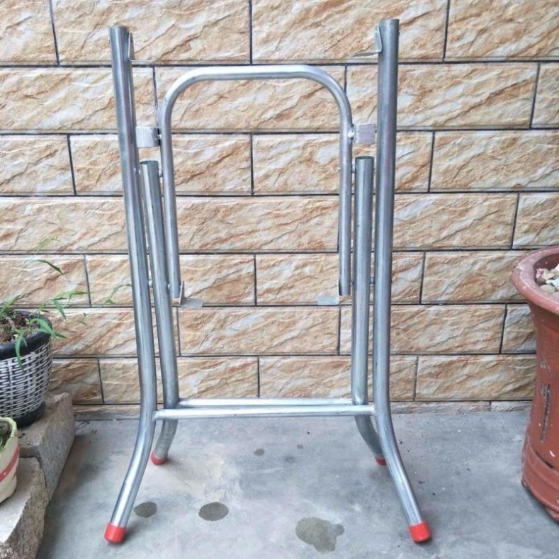 可折叠铁架地摊支撑架大排档可收家用桌脚架餐桌架子两用加厚宿.