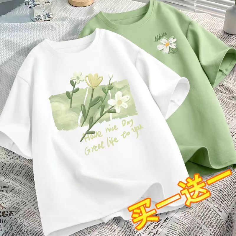 短袖t恤夏季女装2026新款多巴胺穿搭体恤女夏上衣设计感小众衣服