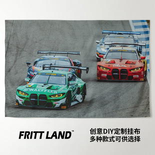 宝马BMW M4 GT3赛车Schubert Motorsport车队周边海报背景布挂布