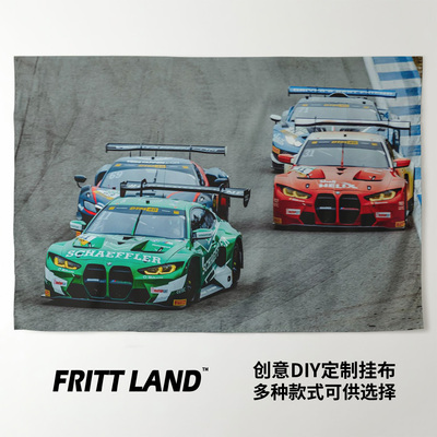 宝马BMW M4 GT3赛车Schubert Motorsport车队周边海报背景布挂布