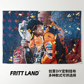 奥斯卡皮亚斯特里Oscar Piastri迈凯伦车手写真海报背景墙布挂布