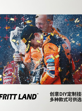 奥斯卡皮亚斯特里Oscar Piastri迈凯伦车手写真海报背景墙布挂布