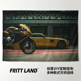 Agusta奥古斯塔F3机车摩托车跑车周边墙壁装饰海报墙布挂布背景布