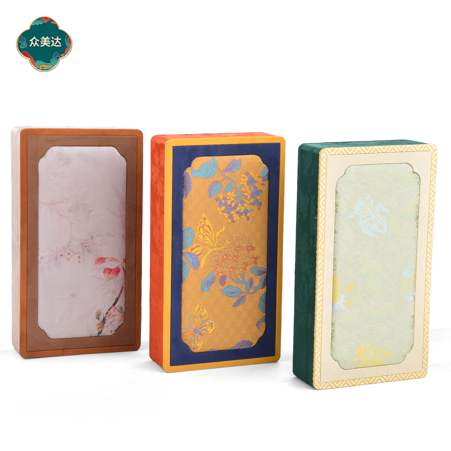 复古风首饰盒珠宝包装礼盒项链戒指收纳锦盒