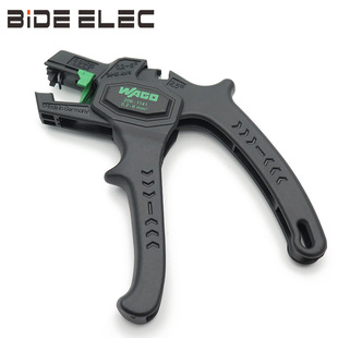 万可WAGO206-1141多功能剥线钳带剪线刀0.2-6平方