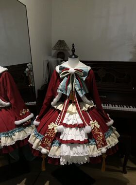 招财进宝【新年战袍】原创Lolita中华风拜年跨年服 三团全款