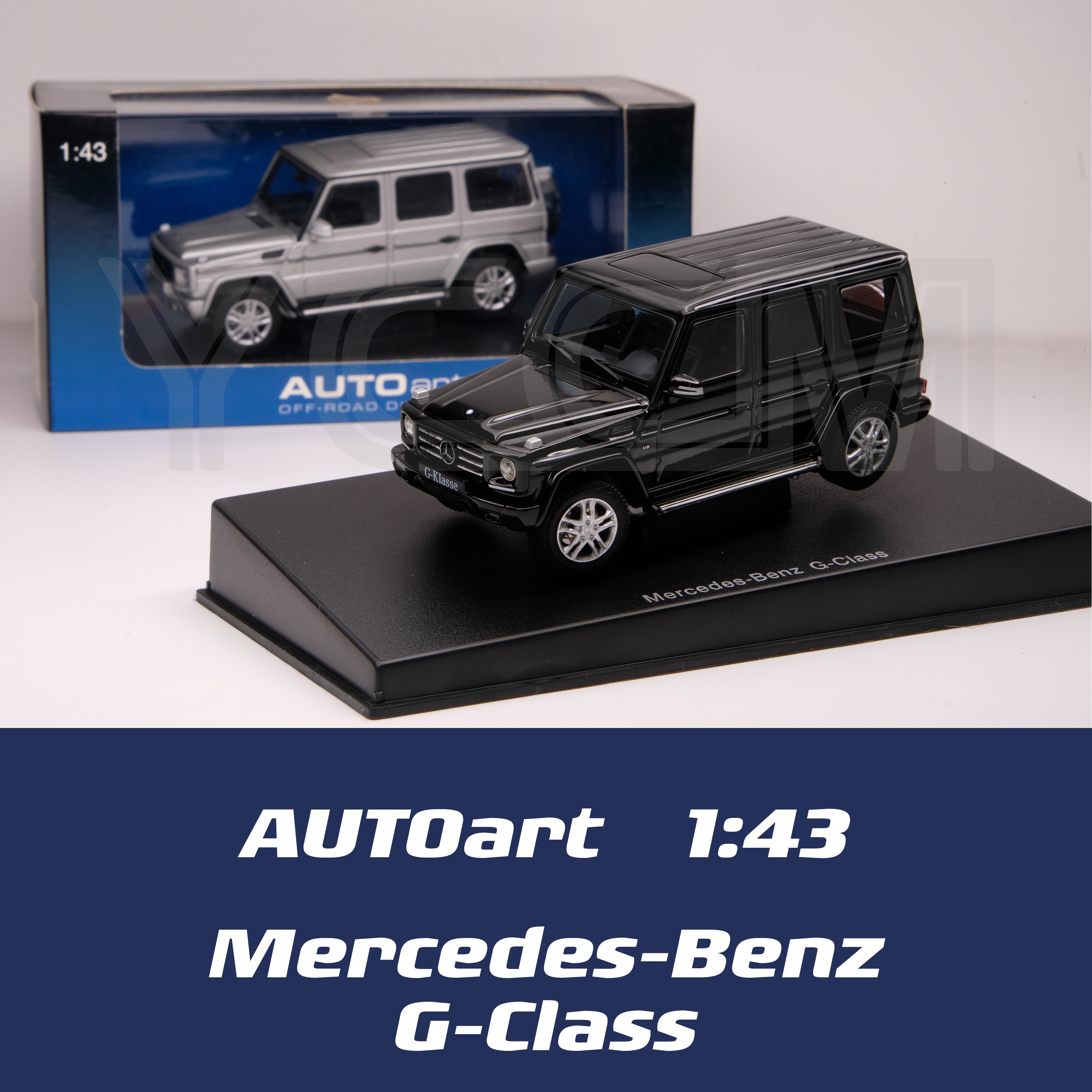 绝版Autoart奥拓奔驰G-Class G500 2012 1:43仿真合金汽车模型