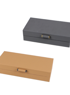 简约现代样板房间卧室梳妆台珠宝首饰盒子衣帽间收纳盒装饰品摆件