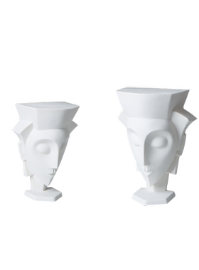 北欧风格客厅玄关砂岩人物摆件