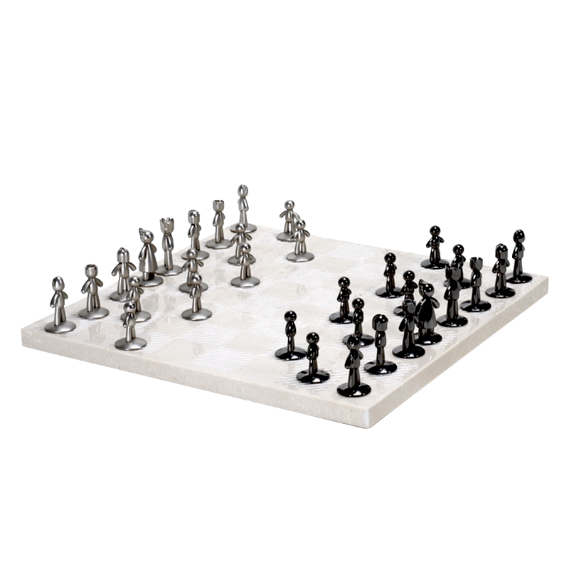 简约现代书房大理石棋盘摆件