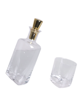 现代轻奢餐厅不倒翁玻璃酒具摆件