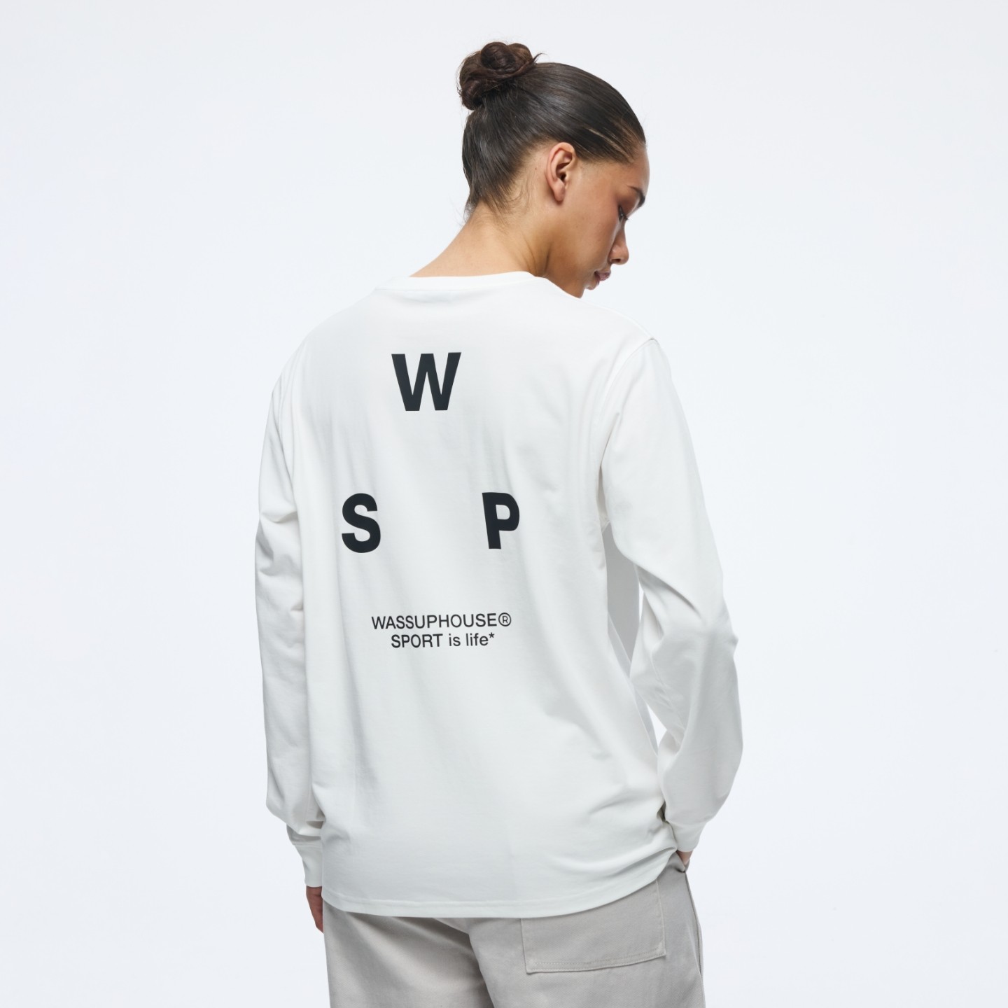 WassupHouse印花长袖男女早秋chic上衣凉感抑菌运动t恤情侣打底衫,男装,T恤,淘宝优惠券,粉丝福利购,淘宝优惠卷