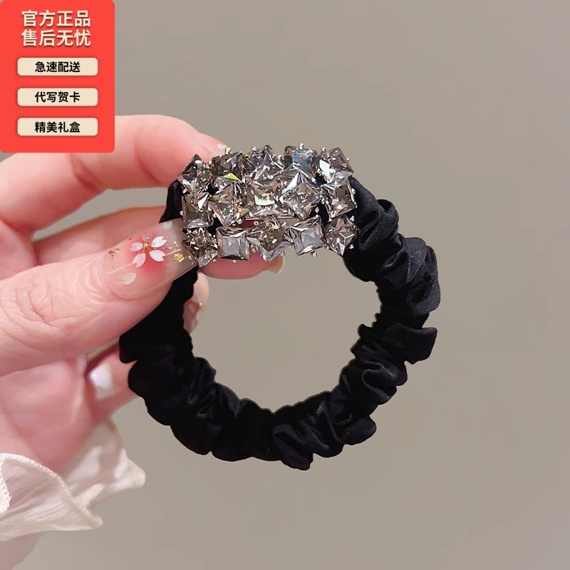2025款秋冬水晶发绳女超仙大肠发圈头绳气质扎头发马尾高级感皮套,饰品/流行首饰/时尚饰品新,发饰,淘宝优惠券,粉丝福利购,淘宝优惠卷
