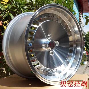 适用捷达桑塔纳威驰飞度酷熊奥拓雨燕大饼爆龟轮毂改装圈15 16寸