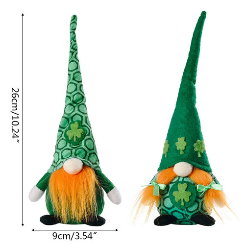 Irish March Festiva Day Gnome Leprechaun Shamrock Handmade S