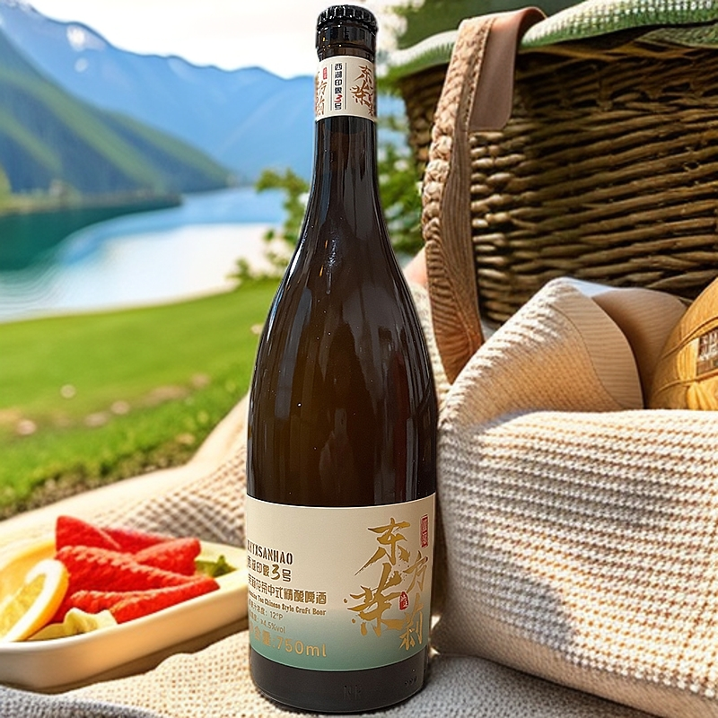 西湖印象东方茉莉茶味啤酒750ml