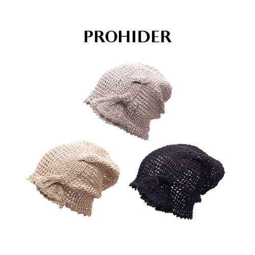 PROHIDER 26新款法式复古亚麻手工扭花包头帽