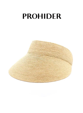 明星同款  PROHIDER颇嗨 2024夏季宽帽檐空顶遮阳草帽男女可调节