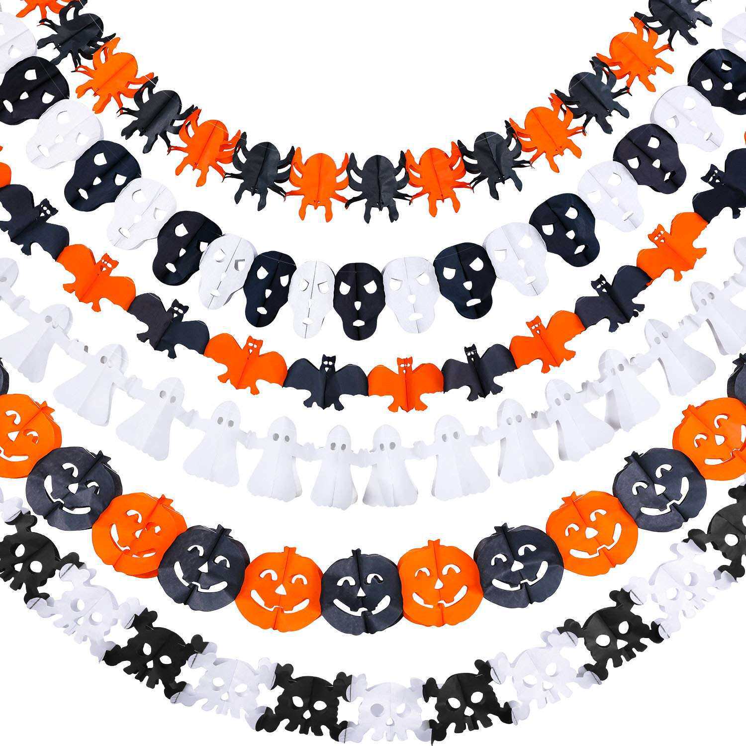 happyhalloween拉花螺旋挂饰