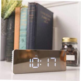 thermometer digital mirror镜面闹钟 light night alarm clock