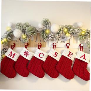 Christmas decoration tree stocking goodie bag hanging圣诞袜