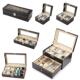Gift Display Watch Case Jewelry Holder Box Storage Grids