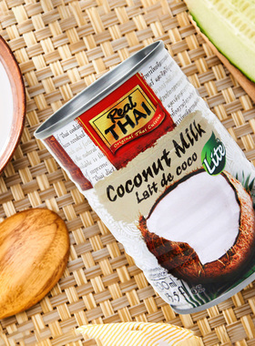 泰国进口丽尔泰 淡椰浆400ml *2西米露烘焙咖喱冬阴功水果捞椰奶