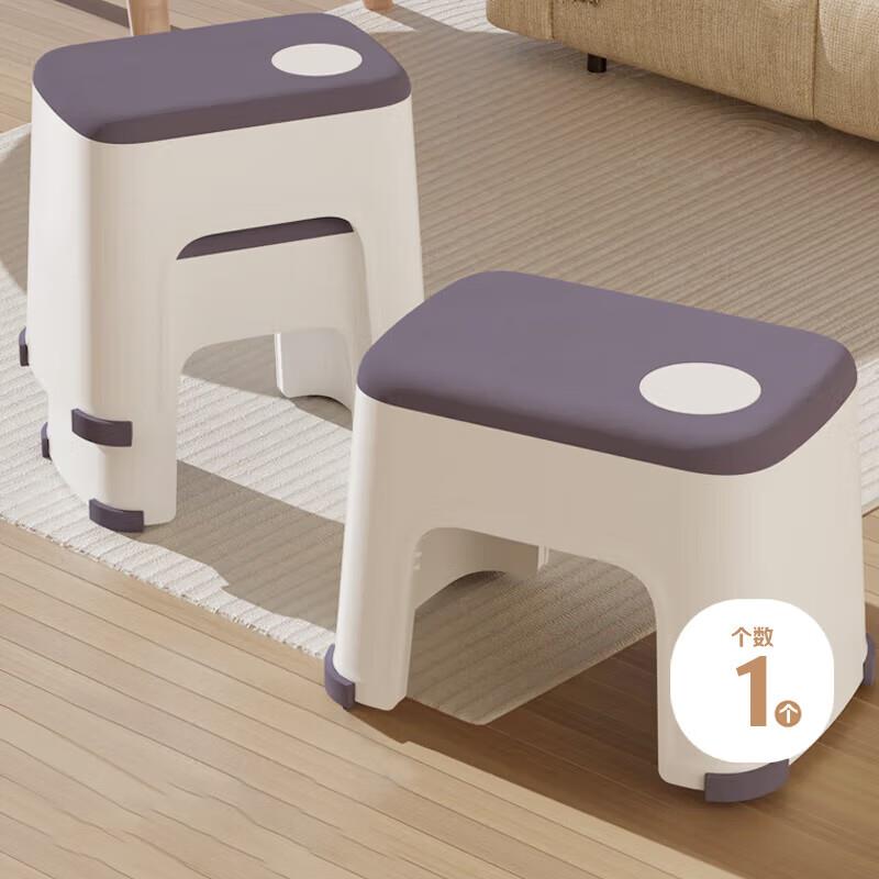 维简(Vilscijon)凳子小板凳家用儿童塑料矮凳客厅浴室换鞋凳防滑
