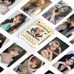 55张LESSAREFIM周边镭射小卡中村一叶高颜值韩团明星美照LOMO小卡