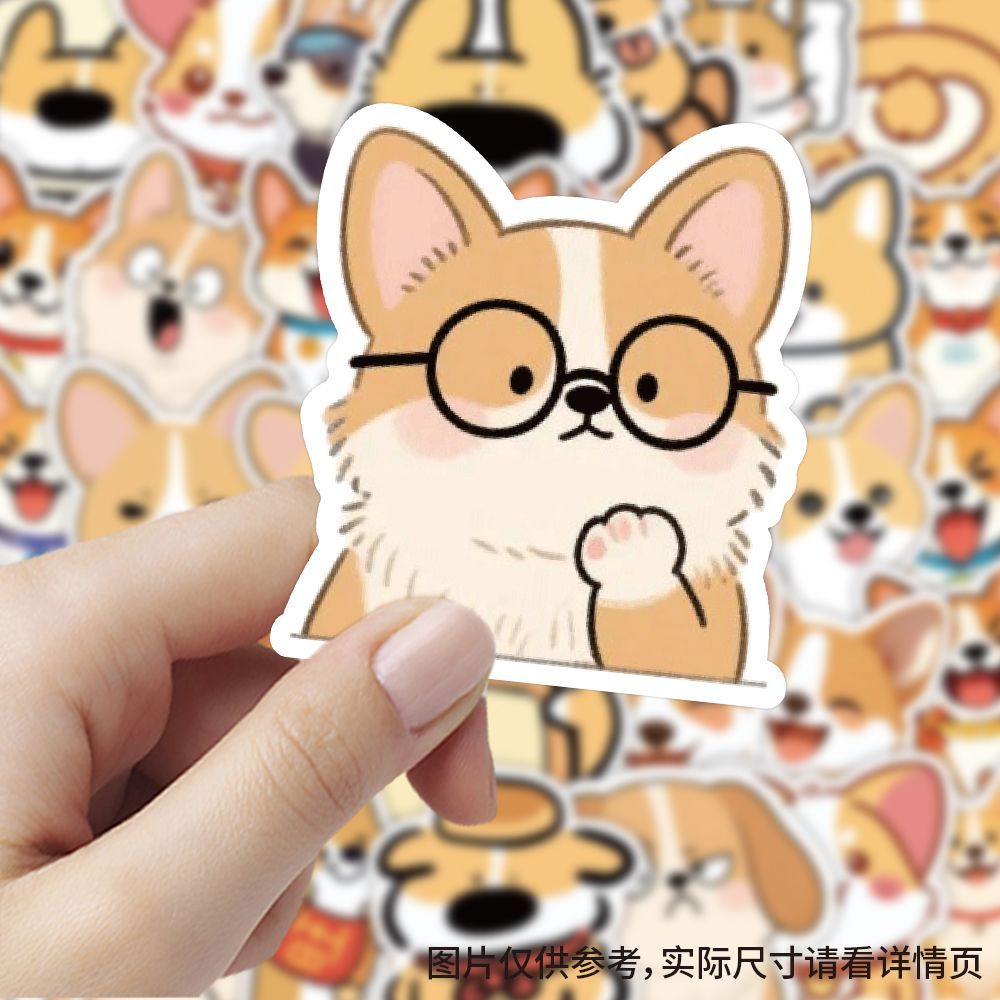 180张可爱柯基表情包贴纸