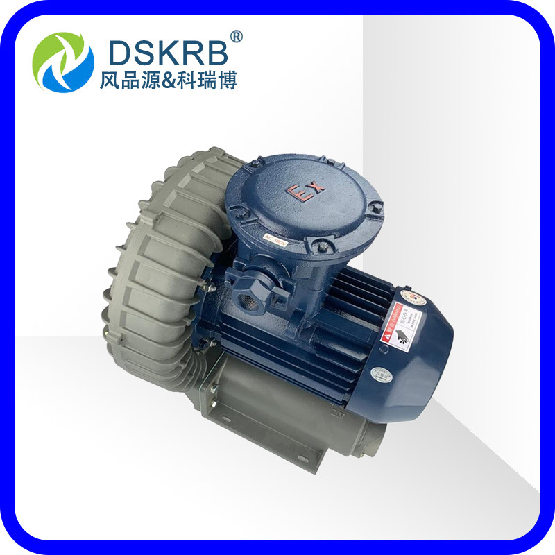 气体输送防爆风机 防爆鼓风机危险气体隔爆高压鼓风机 低震动风机
