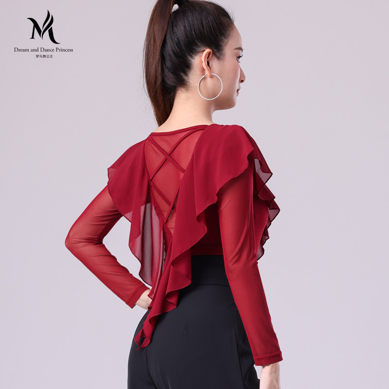 梦与舞公主2024新款拉丁舞上衣
