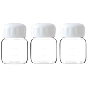 咖啡粉密封罐中药玻璃罐燕窝分装瓶蜂蜜瓶罐头瓶空瓶储物罐奶粉罐