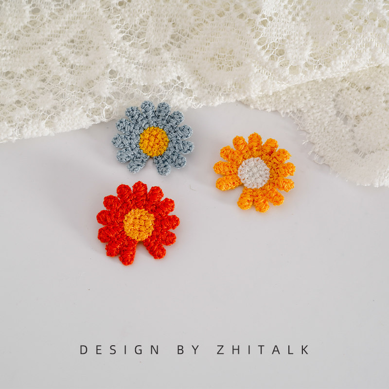 GD权志龙同款白色小雏菊胸针胸花日系配饰 韩国小花别针装饰品