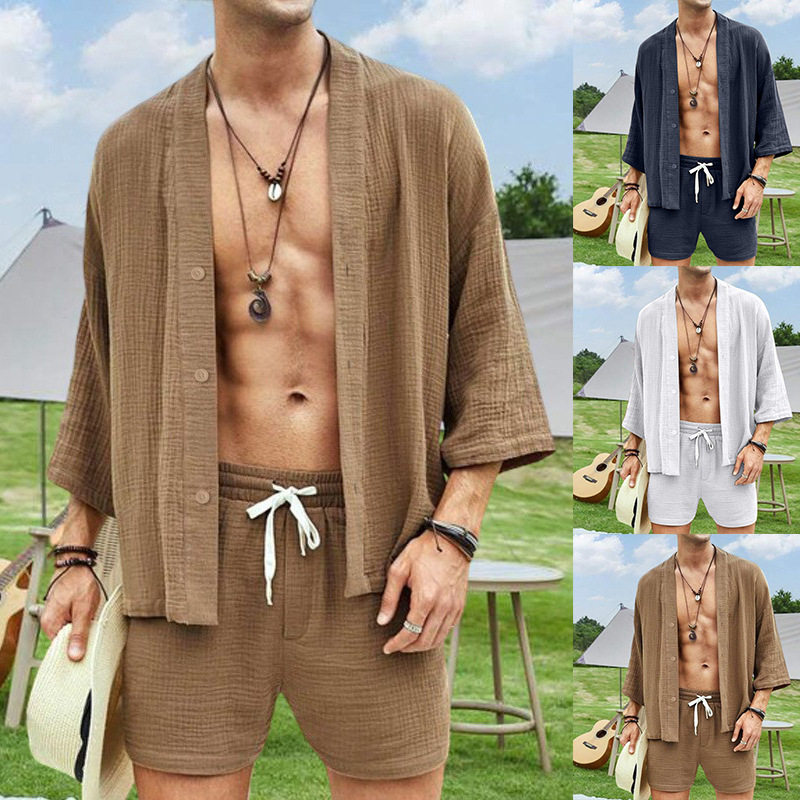 menclothes跨境休闲衬衫