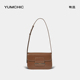 YUMCHIC有且 腋下Box小方包原创小众设计师真皮单肩包斜挎包女款