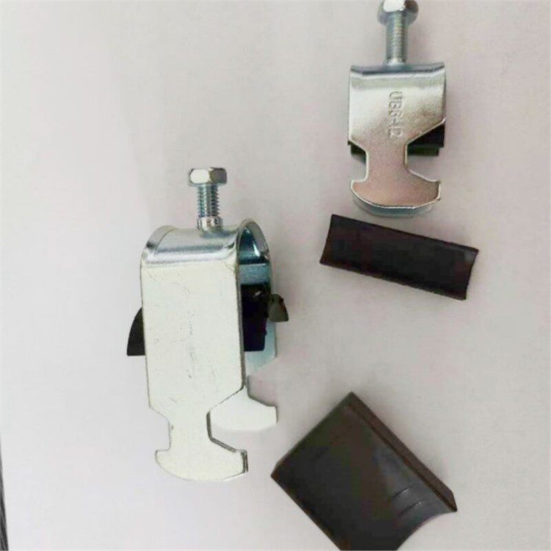 金属电缆夹UB单层线夹冷扎钢镀锌线卡C型轨道电缆卡钢质圆形线卡