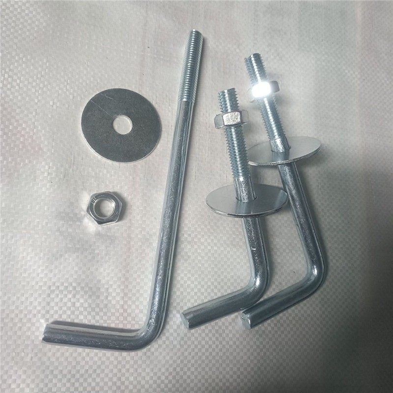 ALC轻质隔墙板钩头螺栓L型钩头丝内外墙安装固定7字勾头螺杆