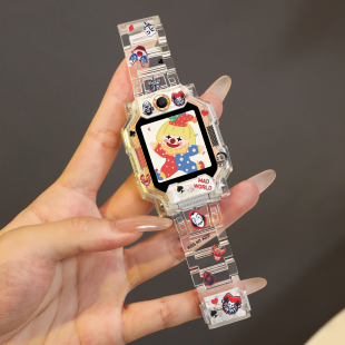 【炫彩磁吸表带】适用小天才电话手表z10腕带z11/d2/d5/n5/q1a/z1s/z1y闪扣表链z6pro/z7a/z8保护壳贴膜工具