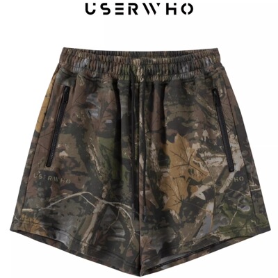夏季迷彩印花短裤USERWHO新款