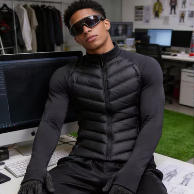 幼虎冬季保暖立领防风羽绒服