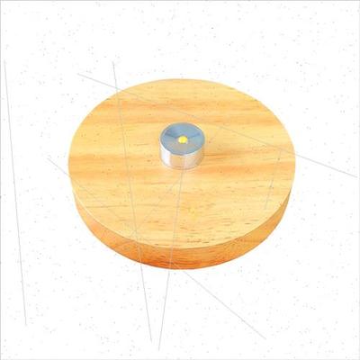 实木台灯灯座带开关插头e27e14灯头螺口台灯配件底座木质原木DIY