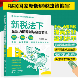 2022新税法下企业纳税筹划与合理节税方法图表案例老板财税规划100招税务书籍降低税负会计准则金税四期避税财务财税管理利润管控