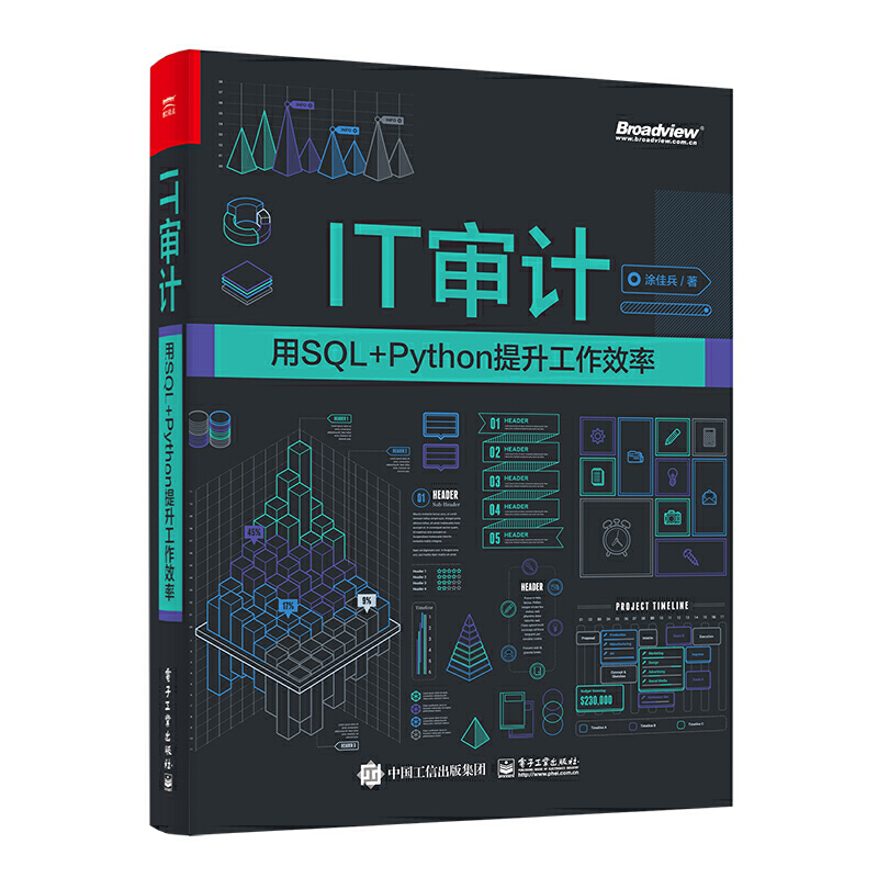 IT审计 用SQL+Python提升工作效率 涂佳兵 IT审计学习SQL基础与实战Python基础与Python实战技巧数据可视化技巧图书籍 书籍/杂志/报纸 数据库 原图主图