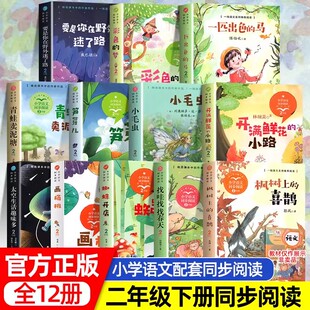 二年级下册课外书全套12册彩色的梦青蛙卖泥塘枫树上的喜鹊蜘蛛开店画杨桃太空生活趣味多笋芽儿小毛虫开满鲜花的小路一匹出色的马