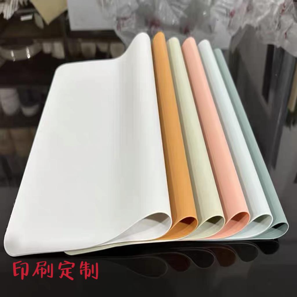 食品级硅胶餐垫 印刷长方形幼儿园儿童餐桌垫 厨房防烫桌面定制