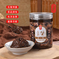 又一味黄豆酱寮步豆酱550g东莞非遗手工酱拌面酱下饭酱蒸排骨调料