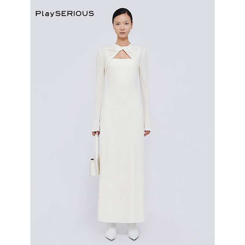 CHATSBYC.DAM羊毛套装裙