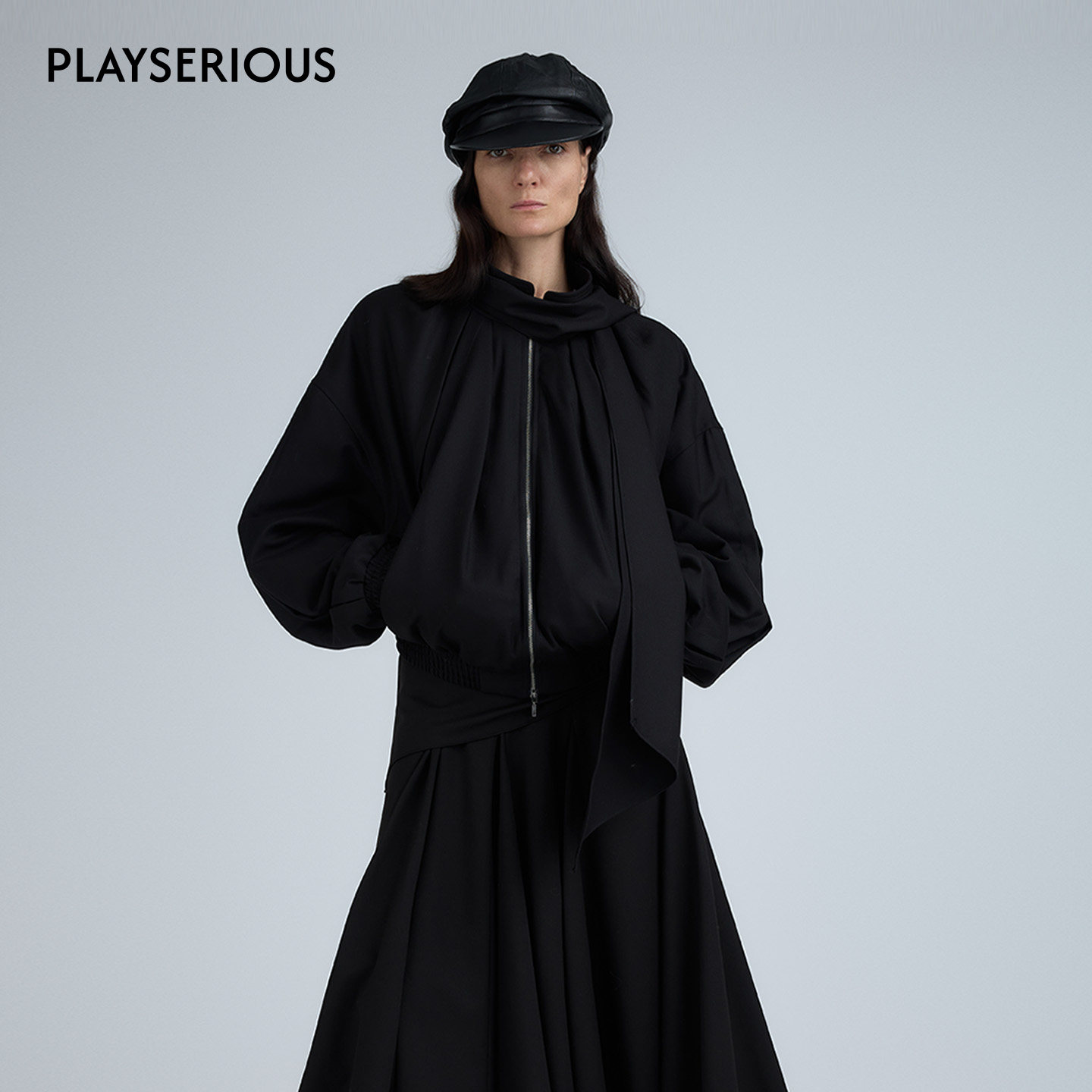 【孙晓敏/XY_M博主同款】YFLYIFULU 25秋冬围巾饰片羽绒夹克外套,女装/女士精品,羽绒服,淘宝优惠券,粉丝福利购,淘宝优惠卷